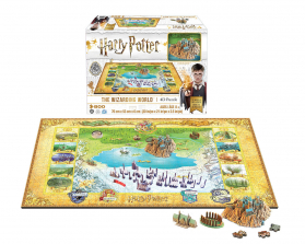 4D Wizarding World of Harry Potter Puzzle - English Edition