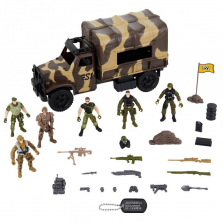 True Heroes Troop Transporter Playset