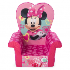 Marshmallow Furniture - Children's Foam High Back Chair - Disney's Minnie Mouse