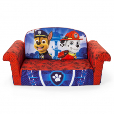 Marshmallow Furniture, Children's 2 in 1 Flip Open Foam Sofa, Nickelodeon Paw Patrol, by Spin Master - Exclusive