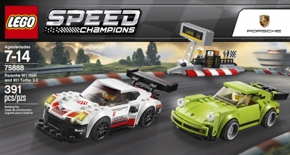 LEGO Speed Champions Porsche 911 RSR and 911 Turbo 30 75888