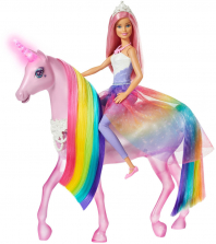 Barbie Dreamtopia Magical Lights Unicorn and Doll