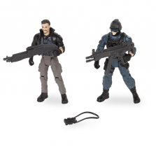 True Heroes 2 Pack Sentinel 1 Figurines and Accessories - Slick / Barracuda