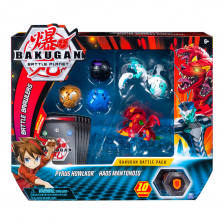 Bakugan, Battle Pack 5-Pack, Pyrus Howlkor and Haos Mantonoid, Collectible Cards and Figures