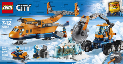 LEGO City Arctic Expedition Arctic Supply Plane 60196