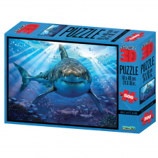 Howard Robinson - Great White SharkÂ 500 Piece Super 3D Puzzle