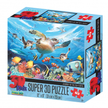 Howard Robsinson Sea WondersÂ 63 Piece Super 3DPuzzle