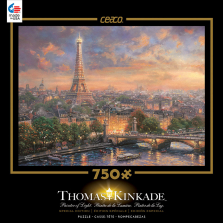 Thomas Kinkade 750 Piece Puzzle - Paris, City of Love
