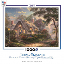 Thomas Kinkade 1000 Pieces Puzzle - Lovelight Cottage