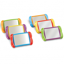 Learning Resources All About Me 2 in 1 Mirrors, Set of 6