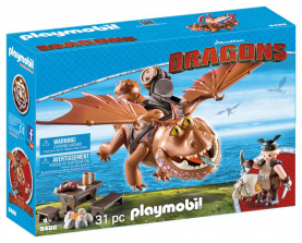 Playmobil - How To Train Your Dragon - Fishlegs and Meatlug