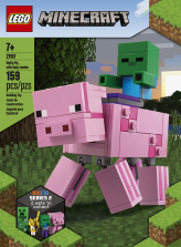 LEGO Minecraft BigFig Pig with Baby Zombie 21157