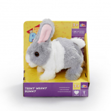 Pitter Patter Pets - Teeny Weeny Bunny Grey and White