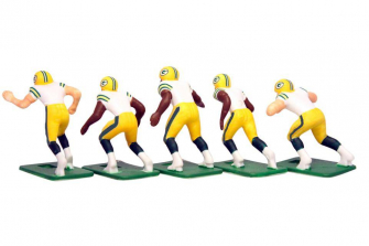 Green Bay Packers White Uniform NFL Action Figure Set