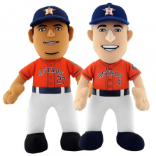 Bleacher Creature MLB Huston Astro Dynamic Duo 10 inch Stuffed Figure - Altuve and Springer