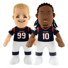 Bleacher Creature NFL Houston Texans Dynamic Duo 10 inch Stuffed Figure - Watt and Hopkins