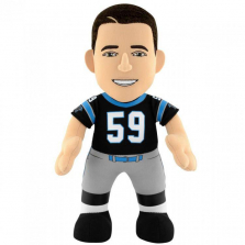 Bleacher Creatures NFL Carolina Panthers Generation 2 10 inch Stuffed Figure - Luke Kuechly Black