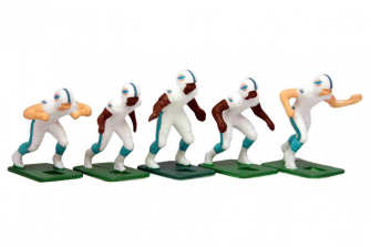 Miami Dolphins White Uniform NFL Action Figure Set