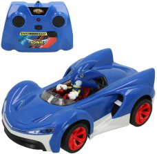 Соник на автомобиле на дистанционном управлении Sonic The Hedgehog