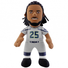 NFL Player 10 Inch Plush Doll Seahawks Sherman Alternate Jersey - White