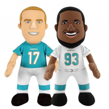 Bleacher Creature NFL Miami Dolphins Dynamic Duo 10 inch Stuffed Figure - Suh and Tannehill