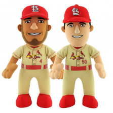 Bleacher Creatures MLB St. Louis Cardinals Dynamic Duo 10 inch Stuffed Figure - Adam Wainwright, Yadier Molina