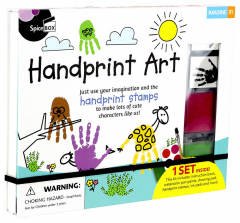 SpiceBox Children's Art Kits Imagine It Handprint Art - English Edition SpiceBox Children's Art Kits Imagine It Handprint Art - English Edition 