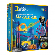 National Geographic Glow-In-The-Dark Marble Run 50 Piece Set - English Edition National Geographic Glow-In-The-Dark Marble Run 50 Piece Set - English Edition 