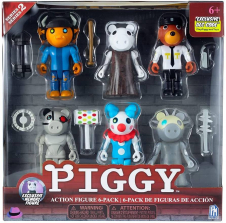 Эксклюзивный набор PIGGY - из 6 фигурок с аксессуарами