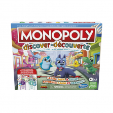 Monopoly Discover Board Game, 2-Sided Gameboard, 2 Levels of Play, Playful Teaching Tools Monopoly Discover Board Game, 2-Sided Gameboard, 2 Levels of Play, Playful Teaching Tools 