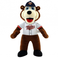 MLB Mascot 10 Inch Plush Figure Twins TC Bear