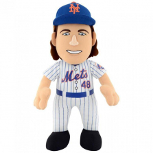 Bleacher Creature MLB New York Mets 10 inch Stuffed Figure - Jacob deGrom (White)