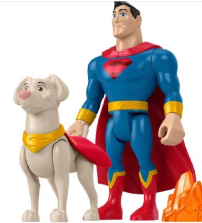 Набор фигурок DC Лига Суперпитомцы Пес Крипто и Супермен DC League of Super-Pets