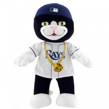 Bleacher Creature MLB Tampa Bay Rays 10 inch Stuffed Mascot - DJ Kitty