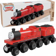 Thomas and Friends Wooden Railway James Engine and Coal-Car Thomas and Friends Wooden Railway James Engine and Coal-Car 