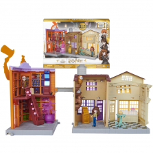Wizarding World Harry Potter, Magical Minis Diagon Alley 3-in-1 Playset with Lights and Sounds Wizarding World Harry Potter, Magical Minis Diagon Alley 3-in-1 Playset with Lights and Sounds 