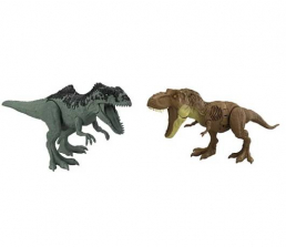 Эксклюзивный набор Jurassic Evolution World T-Rex Тираннозавр VS Гигантозавра Giganotosaurus Мир Юрского периода интерактивные