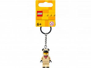 Lego French Bull Dog Guy Key Chain 854158