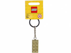 Lego LEGO® Gold 2x4 Stud Key Chain 850808