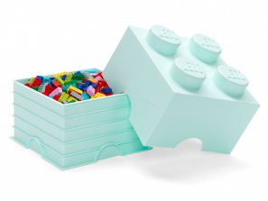 Lego 4-Stud Storage Brick – Aqua Blue 5006935