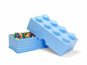 Lego 8-Stud Storage Brick – Light Blue 5006918