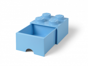 Lego 4-Stud Brick Drawer – Light Blue 5006181