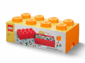 Lego 8-Stud Storage Brick – Orange 5006920