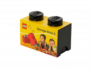 Lego 2-Stud Storage Brick – Black 5006868
