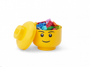 Lego Mini Storage Head Boy – Bright Yellow 5006258