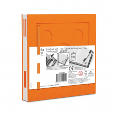 Lego Notebook with Gel Pen – Orange 5007240