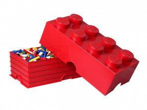Lego 8-Stud Storage Brick – Red 5006867