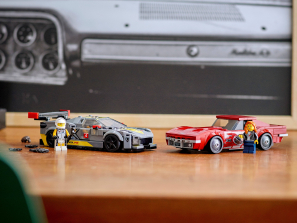 Lego Chevrolet Corvette C8.R Race Car and 1969 Chevrolet Corvette 76903