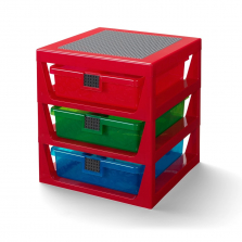 Lego Transparent Red LEGO® Rack System 5005873
