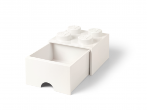 Lego 4-Stud Brick Drawer – White 5006208